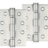 4 Inch Grade 13 Ball Bearing Hinge, Polished Stainless Steel (sold in pairs)