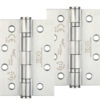 4 Inch Grade 13 Ball Bearing Hinge, Satin Stainless Steel (sold in pairs)