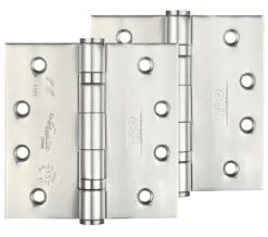 Zoo Hardware 4 Inch Grade 13 Ball Bearing Hinge, Polished Stainless Steel (Sold In Pairs)