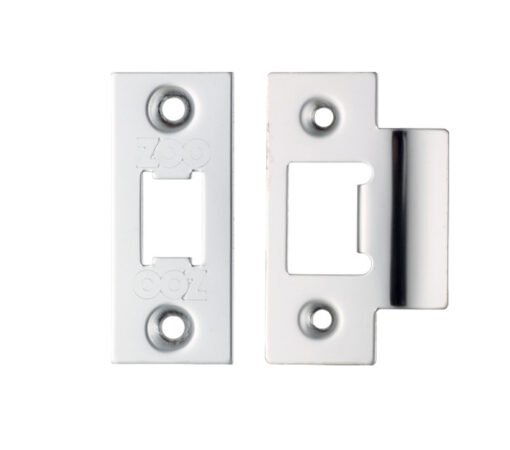 Zoo Hardware Face Plate And Strike Plate Accessory Pack, Polished Stainless Steel