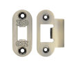 Zoo Hardware Radius Edge Face Plate And Strike Plate Accessory Pack, Florentine Bronze