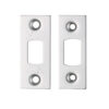 Zoo Hardware Face Plate And Strike Plate Accessory Pack, Polished Stainless Steel