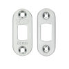 Zoo Hardware Radius Face Plate And Strike Plate Accessory Pack, Satin Stainless Steel