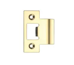 Zoo Hardware Spare Extended Tongue Strike Plate Accessory, Pvd Stainless Brass
