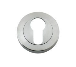 Zoo Hardware Zps Euro Profile Escutcheon, Satin Stainless Steel