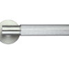 Zoo Hardware Zps Athena Lever On Round Rose, Satin Stainless Steel (Sold In Pairs)