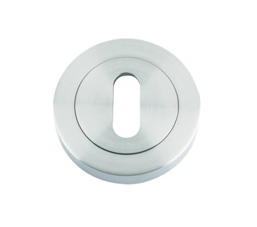 Zoo Hardware Stanza Standard Profile Escutcheon, Satin Chrome