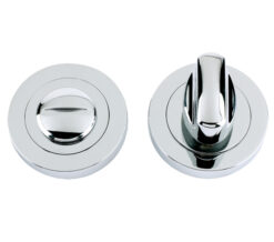 Zoo Hardware Stanza Bathroom Turn & Release, Polished Chrome