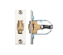 Zoo Hardware Adjustable Roller Latch (76Mm), Polished Nickel