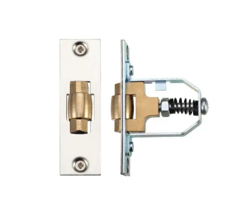 Zoo Hardware Adjustable Roller Latch (76Mm), Polished Nickel