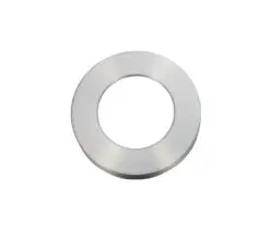 Zoo Hardware Screw On Rose Pack X 2, Satin Stainless Steel (Sold In Pairs)