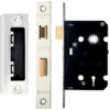 Zoo Hardware 3 Lever Contract Sash Lock (64Mm Or 76Mm), Satin Stainless Steel