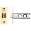 Contract Sprung Tubular Latches (Bolt Through) - PVD Stainless Brass