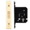 Zoo Hardware 3 Lever Dead Lock (67.5Mm Or 79.5Mm), Pvd Stainless Brass