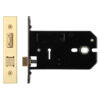 Zoo Hardware 3 Lever Horizontal Lock (127Mm Or 152Mm), Pvd Stainless Brass