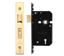 Zoo Hardware 5 Lever Sash Lock (67.5Mm Or 79.5Mm), Pvd Stainless Brass