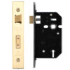 Zoo Hardware 3 Lever Uk Replacement Sash Lock (65.5Mm Or 78Mm), Pvd Stainless Brass