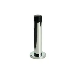 CARLISLE BRASS - AA23CP WALL MOUNTED CYLINDER DOORSTOP WITH ROSE