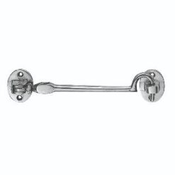 CARLISLE BRASS - AA62CP-BP CABIN HOOK (152MM : 6 INCH) - HEAVYWEIGHT (SILENT PATTERN)