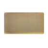Eurolite Ab2Bb Double Blank Flat Concealed Antique Plate