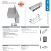 Zoo Hardware Fully Adjustable L Bracket for use with the ML1200 range of Maglocks ADJ-1200L