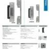 Zoo Hardware ANSI Unmonitored electric strike, 12/24vdc selectable, fail safe/secure selectable AS900