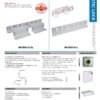 Zoo Hardware Double Z & L Bracket for use with the ML1200 double range of Maglocks BK1200-D-ZL