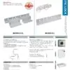 Zoo Hardware Double Z & L Bracket for use with the ML1200 double range of Maglocks BK1200-D-ZL