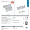 Zoo Hardware Adjustable Z & L Bracket for use with the ML1200 range of Maglocks BK1200ZL