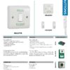 Zoo Hardware Standard Retractable Switch Button c/w White Back Box - 