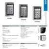 Zoo Hardware Keypad with Electroplated Anti Vandal Case (Proximity Reader) - External if used with Rainshield KPX1000