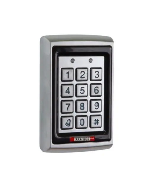 Zoo Hardware Keypad with Electroplated Anti Vandal Case (Proximity Reader) - External if used with Rainshield KPX1000