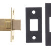 Millhouse Brass Mason Designer Lever on 5mm Slimline Round Rose - Matt Black MHSR500MB