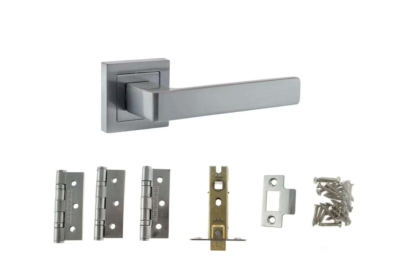 Atlantic Montana Dorpac (2.5" Latch, 3"x2" Hingesx3) - Satin Chrome ADPS40SSC25