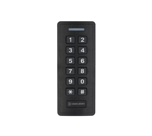 CODELOCKS AL3 Standalone Keypad Door Controller with RFID Black