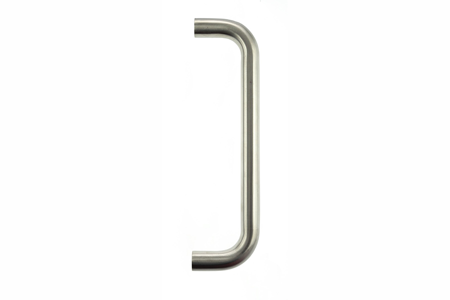 Atlantic D Pull Handle [Bolt Through] 450mm x 19mm - Satin Stainless Steel