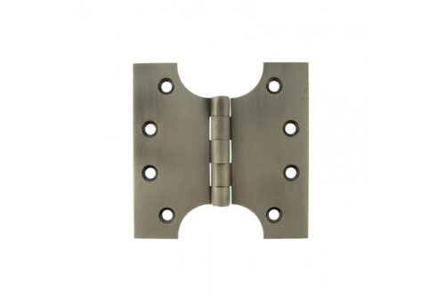 Atlantic (Solid Brass) Parliament Hinges 4" x 2" x 4mm - Matt Gun Metal