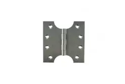 Atlantic (Solid Brass) Parliament Hinges 4" x 2" x 4mm - Satin Chrome