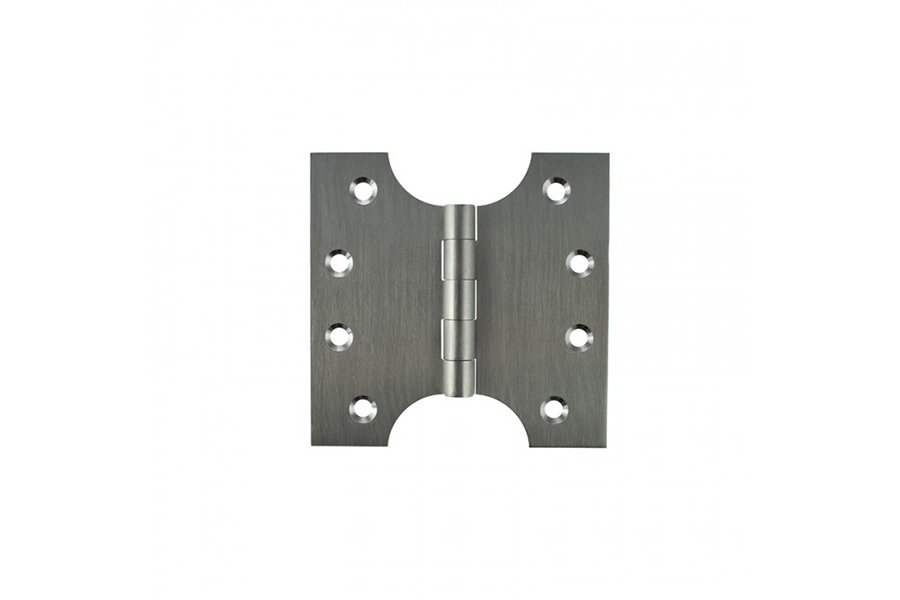 Atlantic (Solid Brass) Parliament Hinges 4" x 2" x 4mm - Satin Chrome