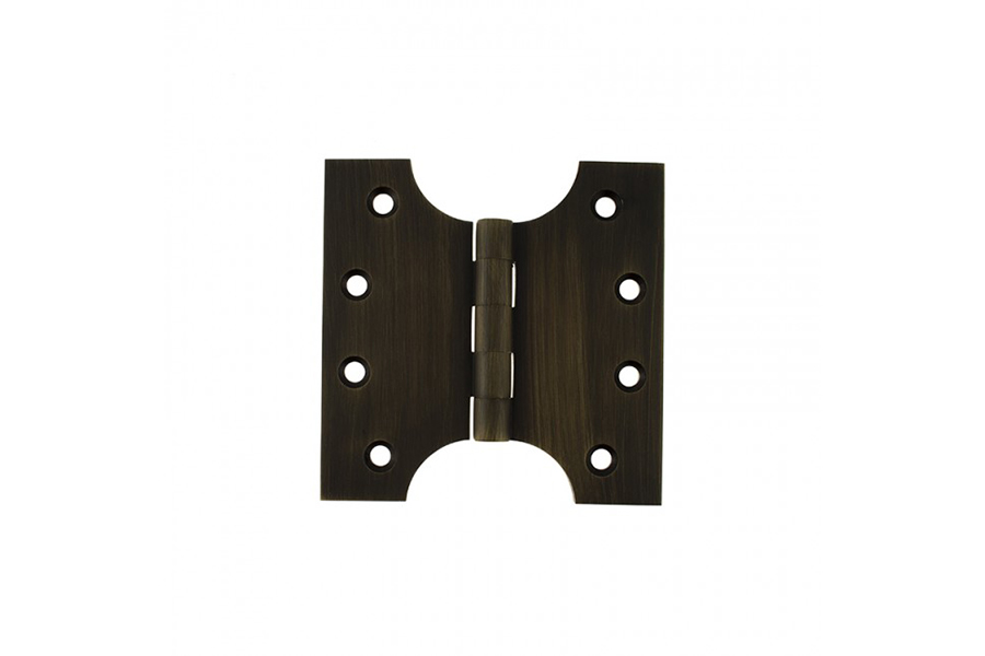 Atlantic (Solid Brass) Parliament Hinges 4" x 2" x 4mm - Urban Bronze