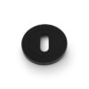 Alexander And Wilks Escutcheon Std Profile On 50X6Mm Rose Matt Black AW391BL