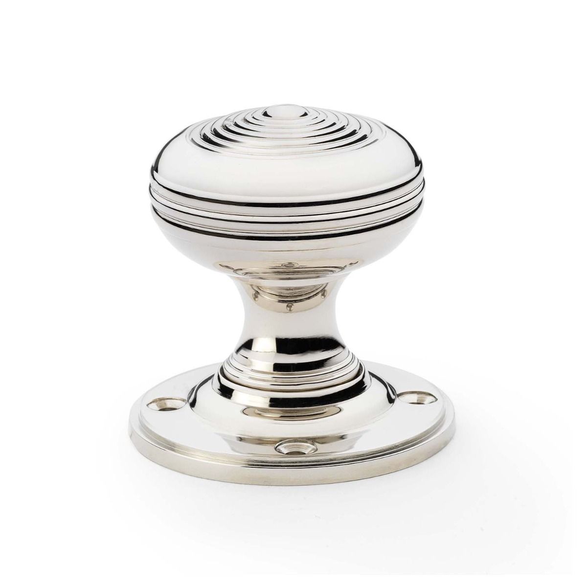 Alexander And Wilks Christoph Mortice Knob 50mm Dia. Polished Nickel AW303-50-PN