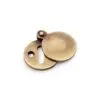 Alexander And Wilks Std Profile Round Harris Escutcheon Antique Brass AW381-AB