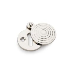 Alexander And Wilks Std Profile Round Christoph Escutcheon Polished Nickel AW382-PN