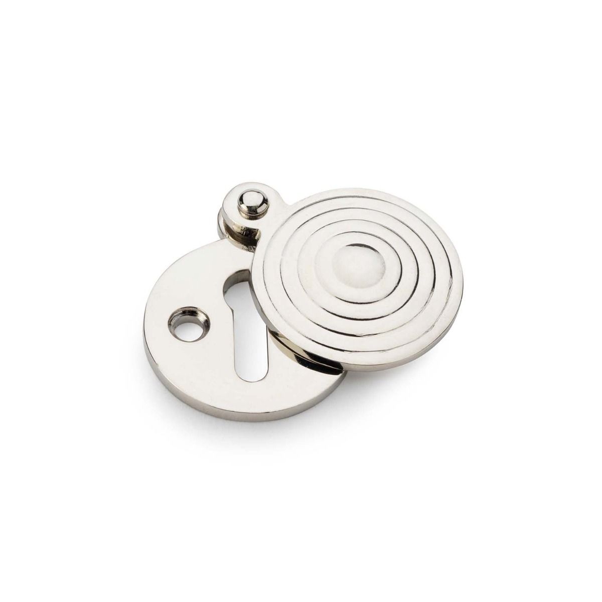 Alexander And Wilks Std Profile Round Christoph Escutcheon Polished Nickel AW382-PN