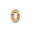 Alexander And Wilks Std Key Profile Oval Escutcheon Antique Brass AW383-AB