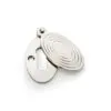 Alexander And Wilks Std Profile Oval Christoph Escutcheon Polished Nickel AW385-PN
