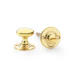 Alexander And Wilks Thumbturn & Release Unlacquered Brass AW386-UB