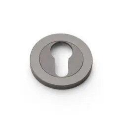 Alexander And Wilks Escutcheon Euro Profile On 50X6mm Rose Dark Bronze AW390DBZ