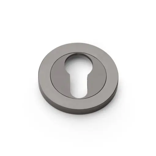 Alexander And Wilks Escutcheon Euro Profile On 50X6mm Rose Dark Bronze AW390DBZ